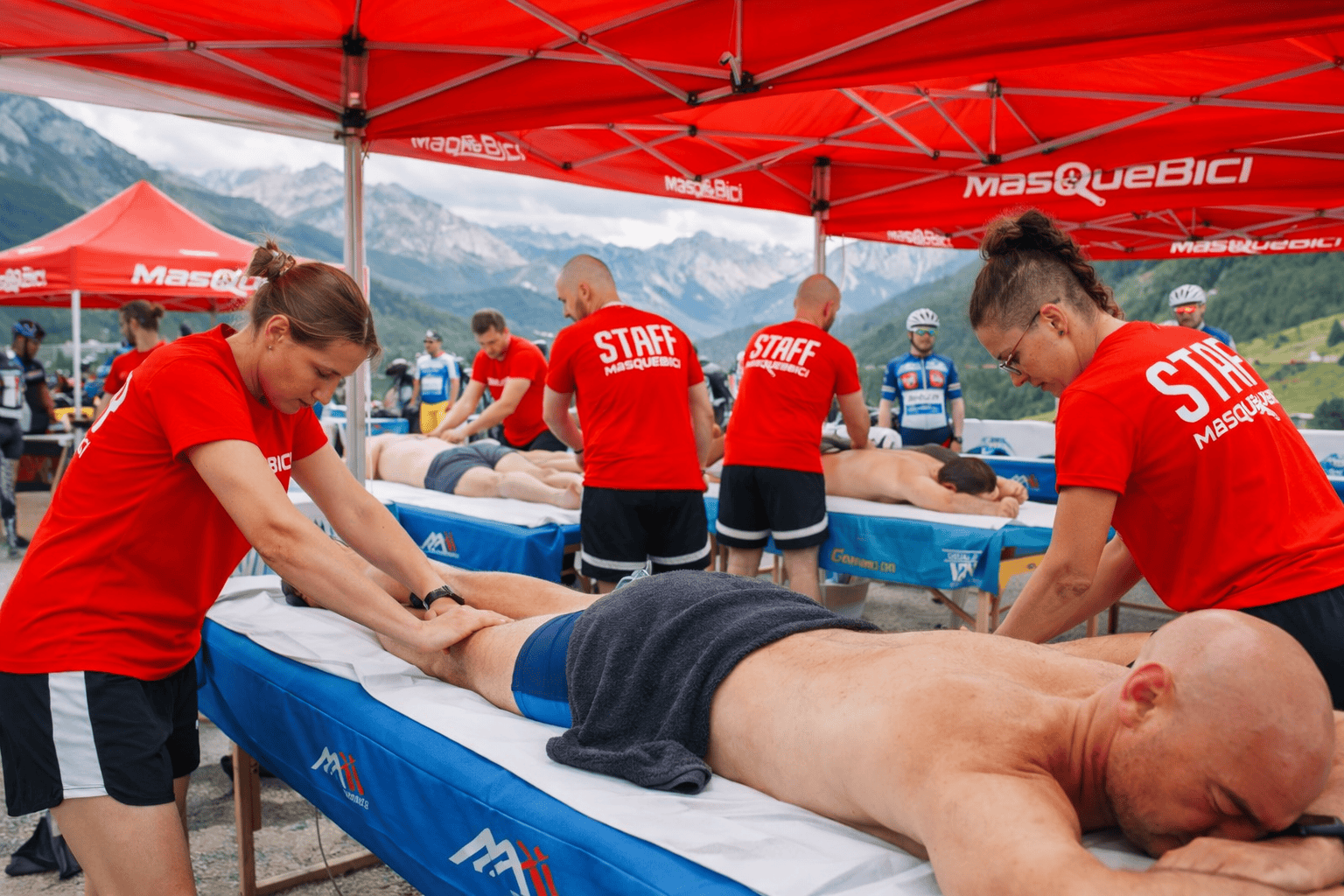 Specialized professional physiotherapy service at the Alps Epic